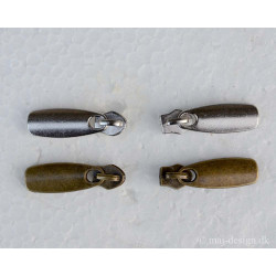 6mm glider med oval vedhæng