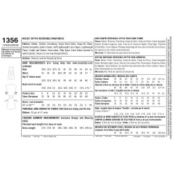 Slå om kjole forklædekjole  Simplicity snitmønster 1356
