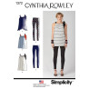 Leggings og tunika snitmønster Cynthia Rowley