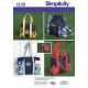 Pung, rygsæk og taske snitmønster