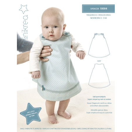 Spencer  0-9 mdr. Minikrea snitmønster 10004