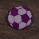 Fodbold Lyserød-Pink Ø 8 cm strygemærke