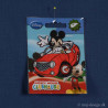 Mickey i sportsvogn  ca.7x7 cm