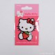 Hello Kitty med Jordbær 6,5x5 cm strygemærke