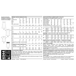 Bluse 4 varianter snitmønster New Look 6344