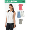 Bluse 4 varianter snitmønster New Look 6344
