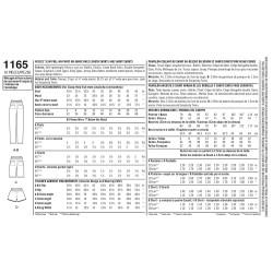 Bukser og shorts Simplicity snitmønster 1165 easy-to-sew