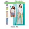 Bukser og shorts Simplicity snitmønster 1165 easy-to-sew