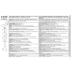 Gardin og gardinkapper Simplicity snitmønster 1176