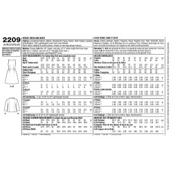 Kjole og jakke Simplicity snitmønster Lisette 2209