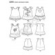 Baby kjole Simplicity snitmønster 2235