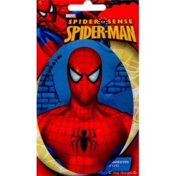 Spider-man oval 11x8 cm PRINTET strygemærke