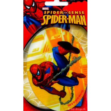 Strygelap Spider-man oval 11x8 cm