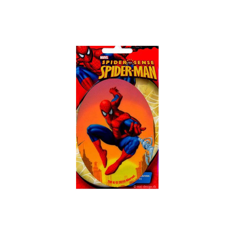 Strygelap Spider-man oval 11x8 cm