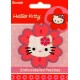 Hello Kitty som Blomst Ø 6,5 cm strygemærke