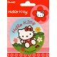 Hello Kitty med mariehøne PRINTET strygelap Ø 7,5 cm