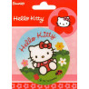 Hello Kitty med mariehøne PRINTET strygelap Ø 7,5 cm