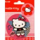 Hello Kitty med node PRINTET strygelap Ø 7,5cm