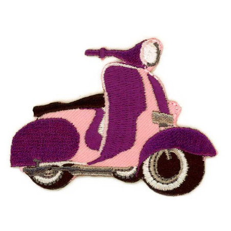 Scooter 6,5x5 cm Strygemærke
