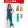 Hel Dragt m/stropper  og kjole new look snitmønster easy 6373