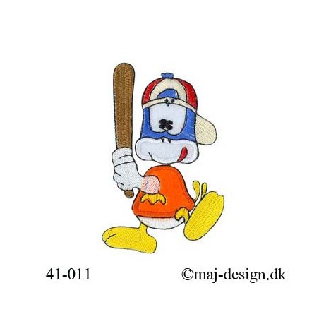Baseball spiller strygemærke