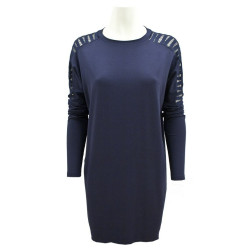 Kort Kjole med dolmanærmer til strikstof  Onion snitmønster 2061