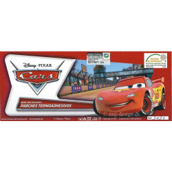 Cars broderet strygemærker