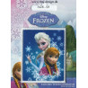 Anna & Elsa Broderet strygemærke 7x6 cm
