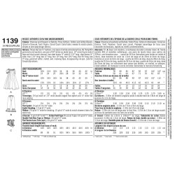 Historisk korrekt undertøj, kvinder snitmønster 1139