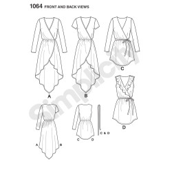 Tunika Snitmønster Simplicity 1064
