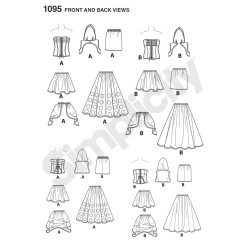 Voksen kostume Cosplay snitmønster Simplicity 1095