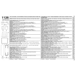 Kurve og dækkeservietter  snitmønster Simplicity 1126