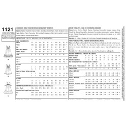 Maxikjole til piger snitmønster Simplicity 1121
