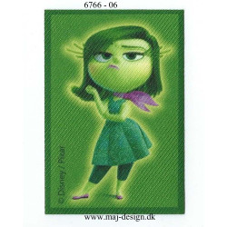 Inside Out Afsky Printet strygemærke / Strygelap 5x7 cm