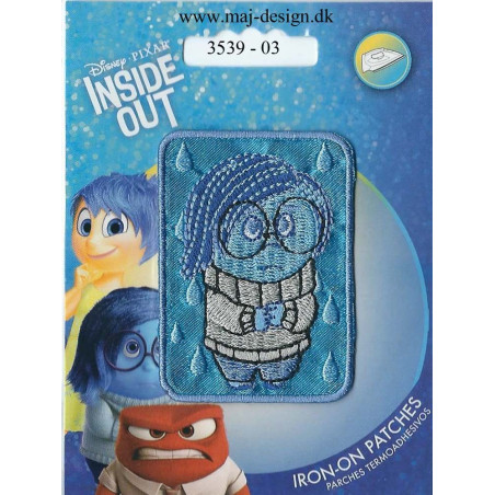 Inside Out Broderet  Strygemærke 