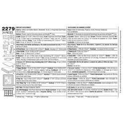 Babytæppe og sengerand simplicity snitmønster 2279