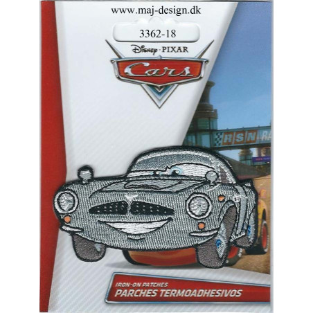 Cars Broderet Strygemærke 7.5x4,5 cm