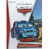 Cars Blå Broderet Strygemærke 6,5x4,5 cm