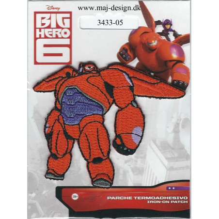 Baymax Broderet strygemærke BIG HERO 7x8 cm