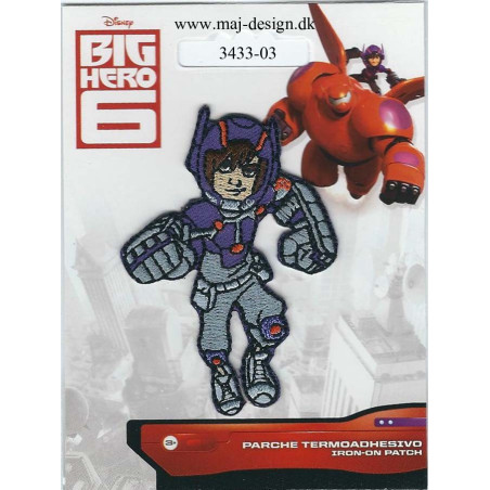Big Hero Broderet strygemærke 7x5 cm