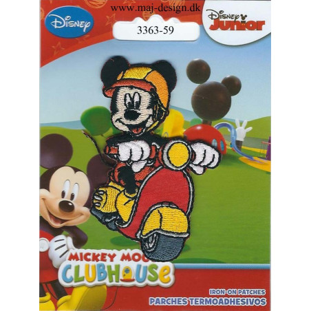 Mickey Mouse på Scooter ca.7cm høj