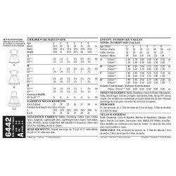 Pigekjole Snitmønster New Look easy 6442