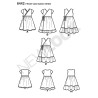 Pigekjole Snitmønster New Look easy 6442