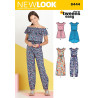 Jumpsuit og Kjole Snitmønster New Look easy 6444