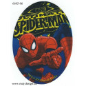 Spiderman Printet Strygemærke 11x8 cm