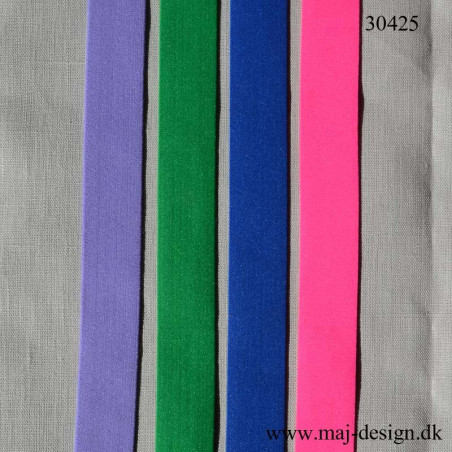 Elastik 30 mm bred Flere farver