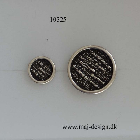 Knap med øje Gl.Sølv 10 og 18 mm