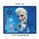 Elsa Printet strygemærke 6,5x5 cm