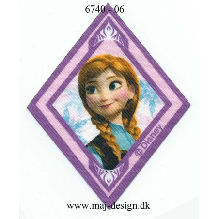 Anna Printet strygemærke 8x6,5 cm
