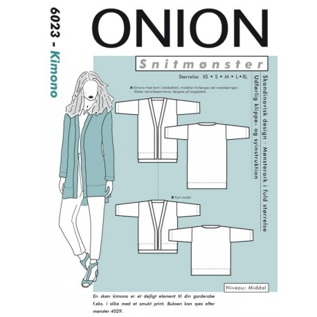 Kimono Onion snitmønster 6023